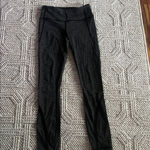 Black and dark gray Lululemon leggings